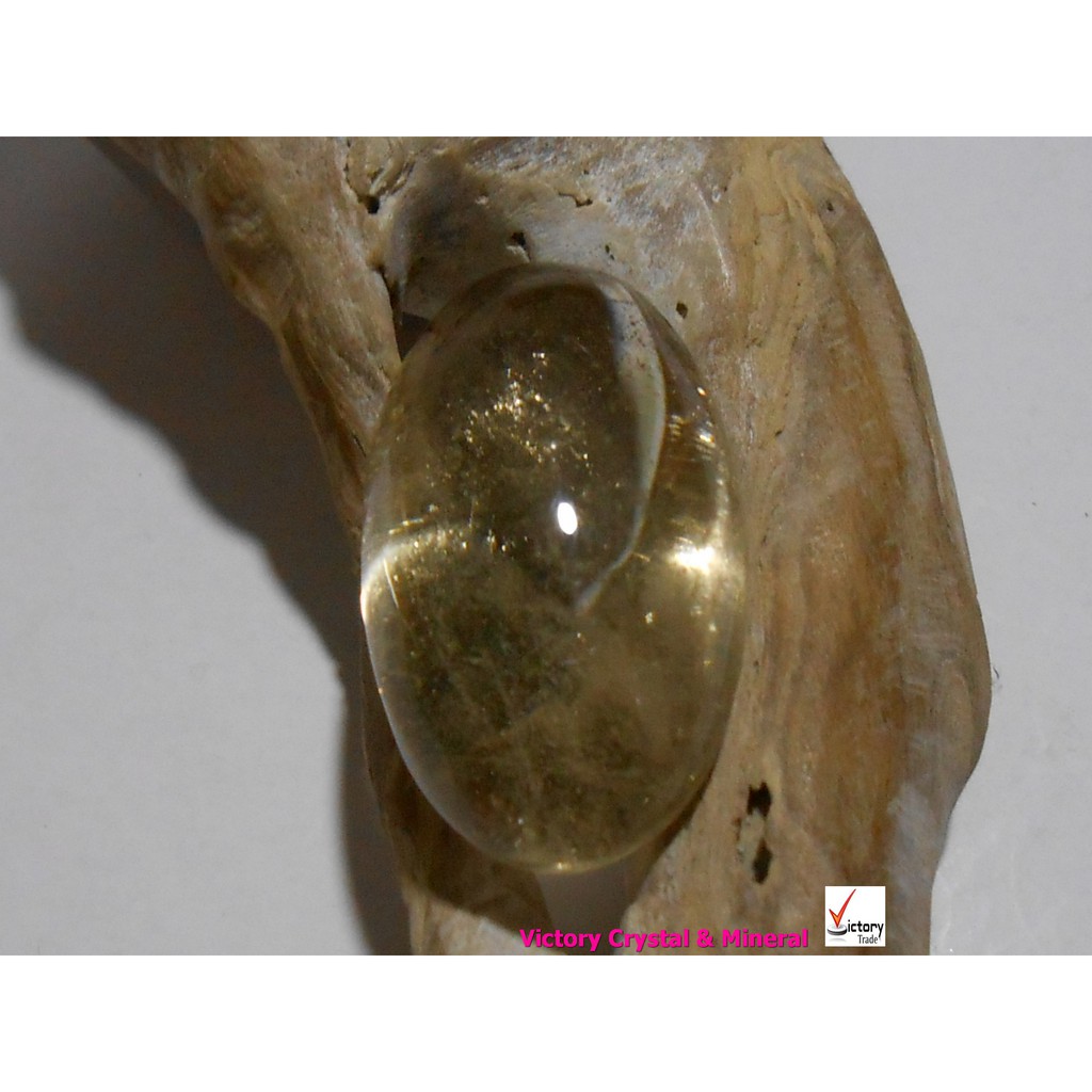 Kecubung Kalimantan 48.80ct Teh JUMBO Blink Luster Natural