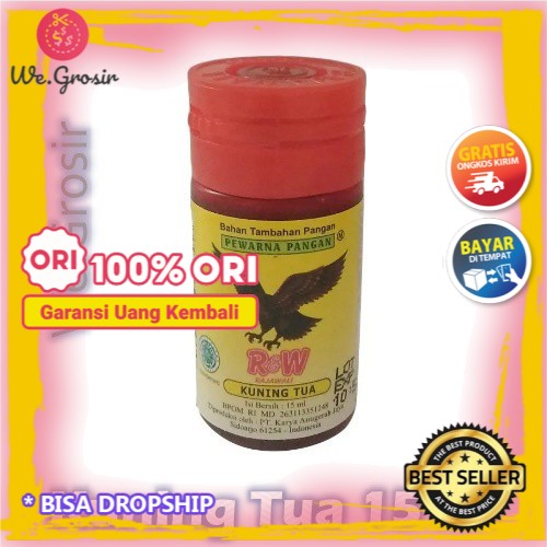 

Pewarna Makanan Rajawali 15 ml - Kuning Tua
