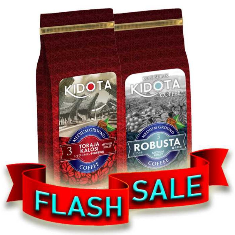 

Bundling Kopi Kidota Toraja 200g & Kidota Robusta 200g