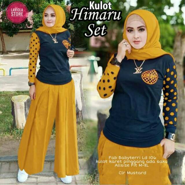 Himaru Set Kulot Zolaqu by Laviola