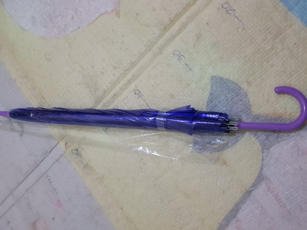 Payung Transparan Warna Panjang