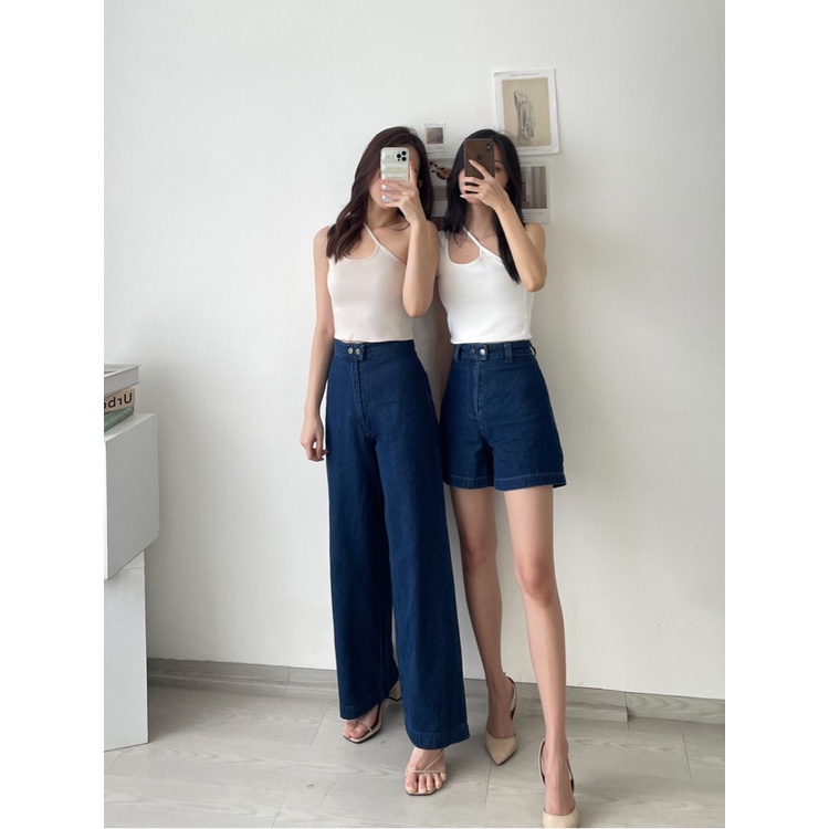 Kadaka B-0127 Culotte Jeans Highwaisted Premium