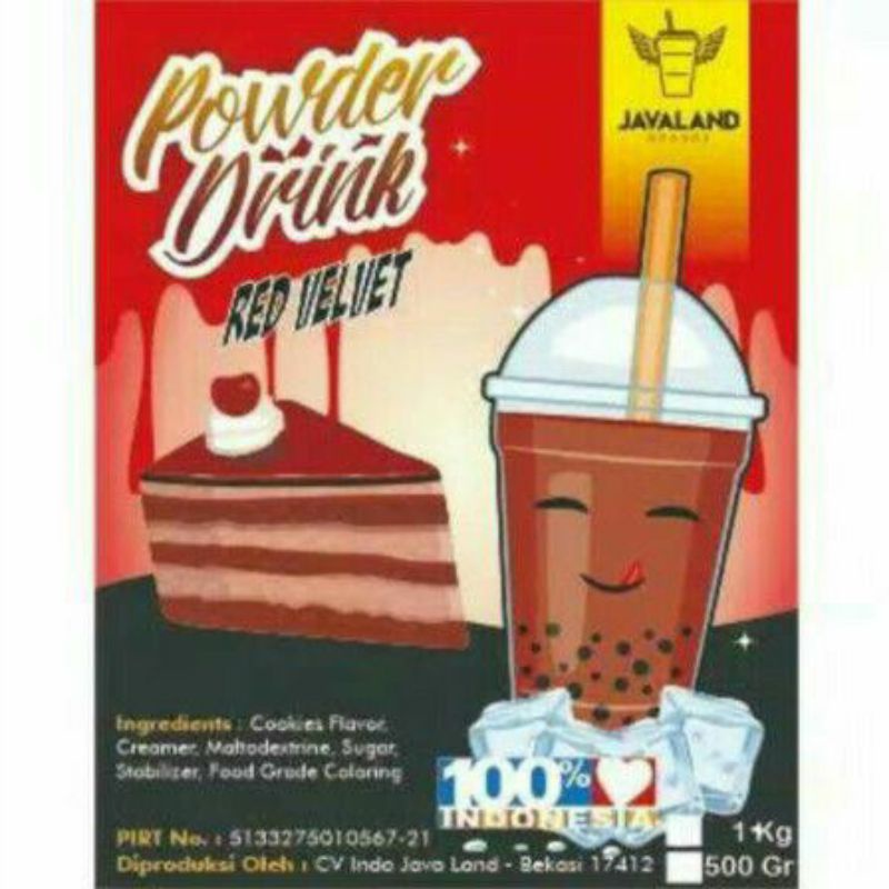 

Bubuk Minuman Red Velvet 1kg