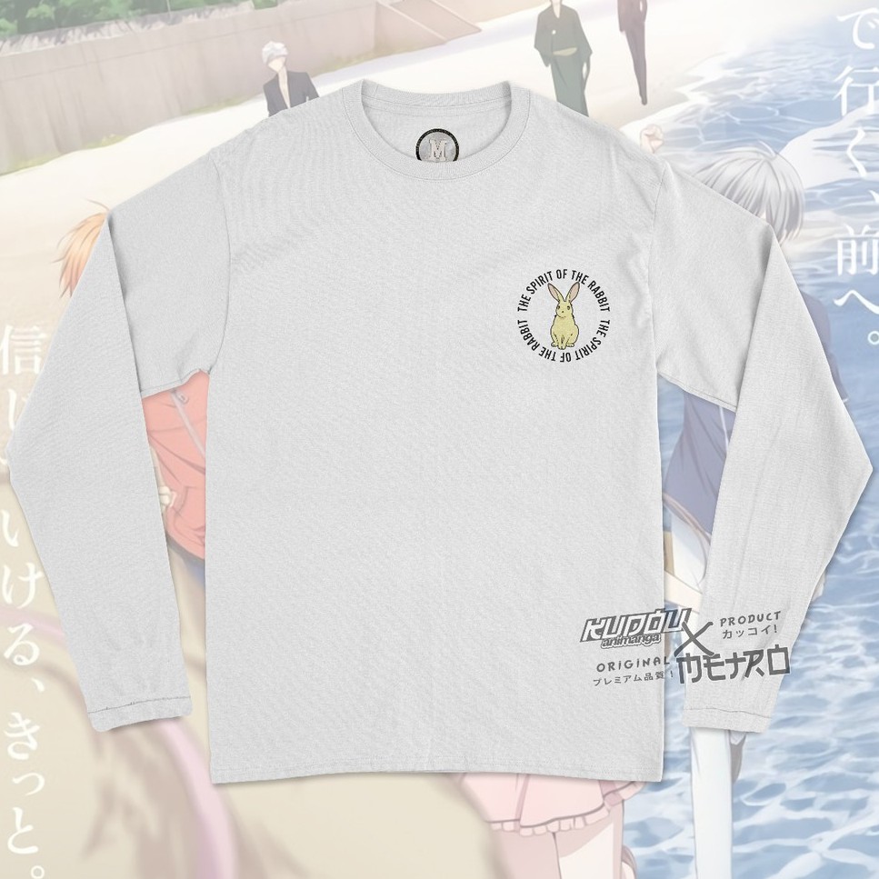Longsleeve Sohma Momiji Anime Fruits Basket Character Manga Kaos Lengan Panjang Cotton Combed 24s Premium
