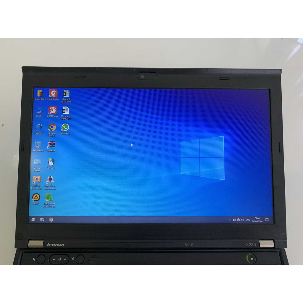 Laptop-Murah-Lenovo Thinkpad-X230-Corei3Gen3-Ram4G-HDD320G-Kamera-DVD-Design-Gaming-Win10-Siap Pakai