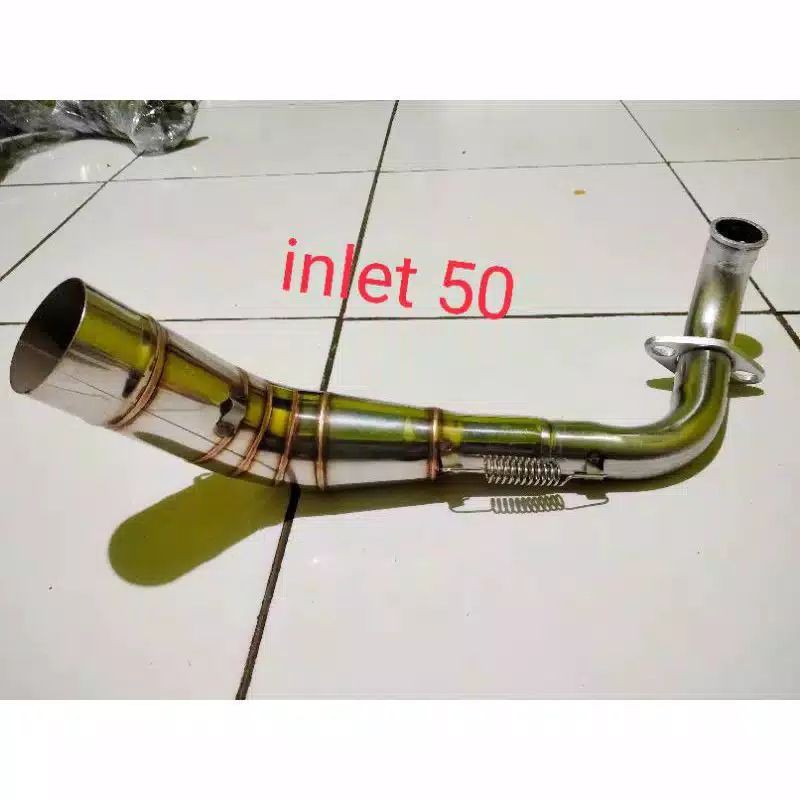 LEHER KNALPOT ALL MATIC (INLET 38/50) BEAT MIO VARIO AEROX SCOOPY NMAX PCX ADV LEXI GENIO XRIDE DLL