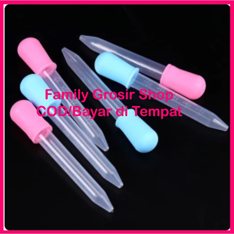 Pipet Tetes Obat Bayi 5ml / Alat Bantu Minum Obat Anak Bayi / Baby Medicine Feeder