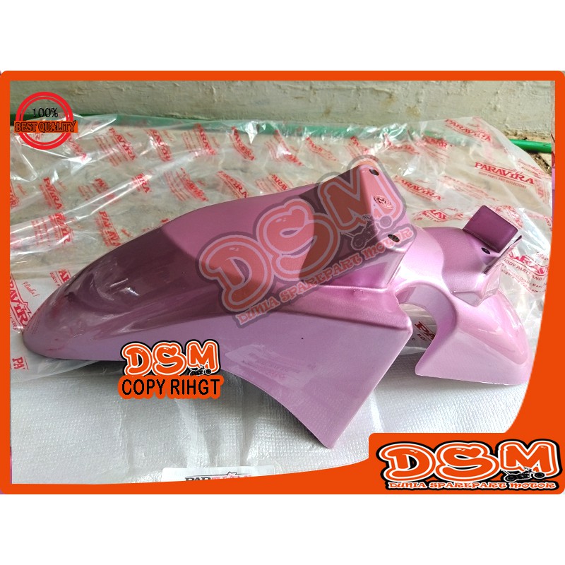 SPAKBOR DEPAN VARIO 110 VARIO KARBU PINK / SLEBOR HONDA VARIO KARBU 110 PINK