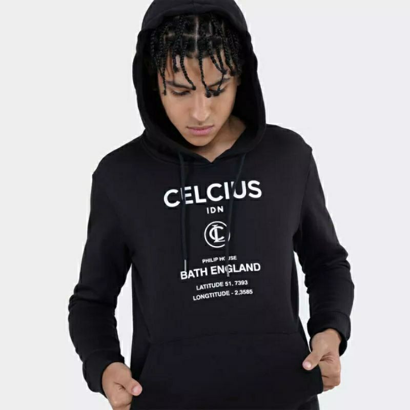 jaket sweatshirt hoodie celcius sablon catting print HD logo signature code LIN0000094746