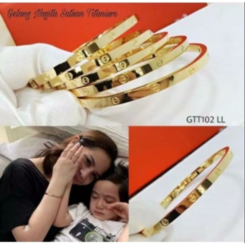 Gelang Titanium Gold Murah N05062102