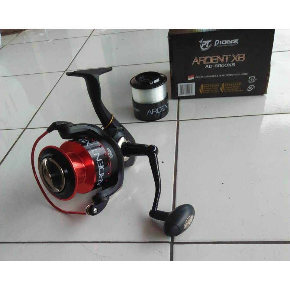 Reel Spinning Pioneer Ardent XB 8000 Aluminium Spool Reel Laut Kuat