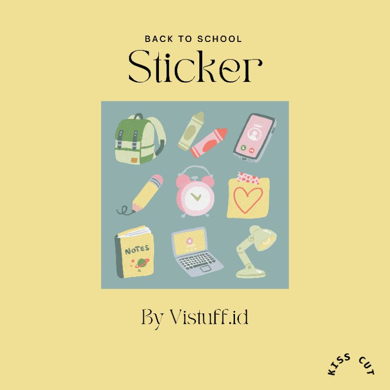 

[Vistuff.id] Back to School Sticker
