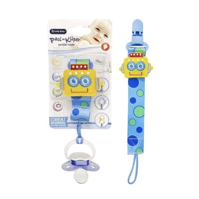 Gantungan Empeng Babypaci-Kliper Pacifer Holder Lucky Baby