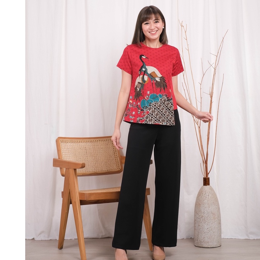 FMG asymetric side top // Atasan batik wanita modern // clothtowear-1