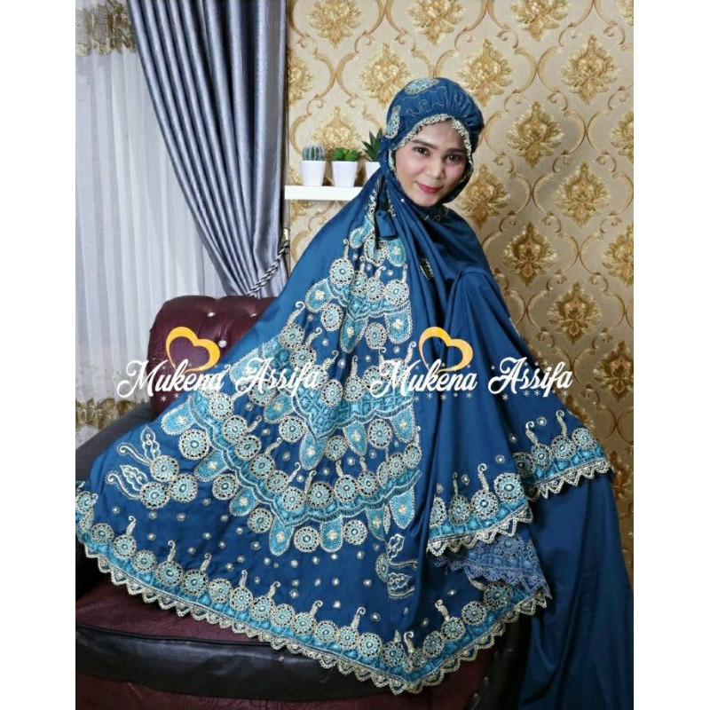 MUKENA DEWASA BORDIR PUNGGUNG MUKENA BORDIR PADANG