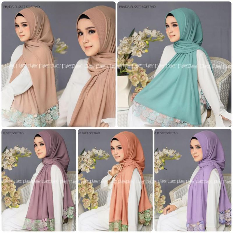 PASHMINA PRADA PLISKET ORI FLOW