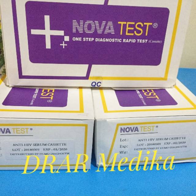 HIV Card 1/2 Merk NovaTes isi 25Test