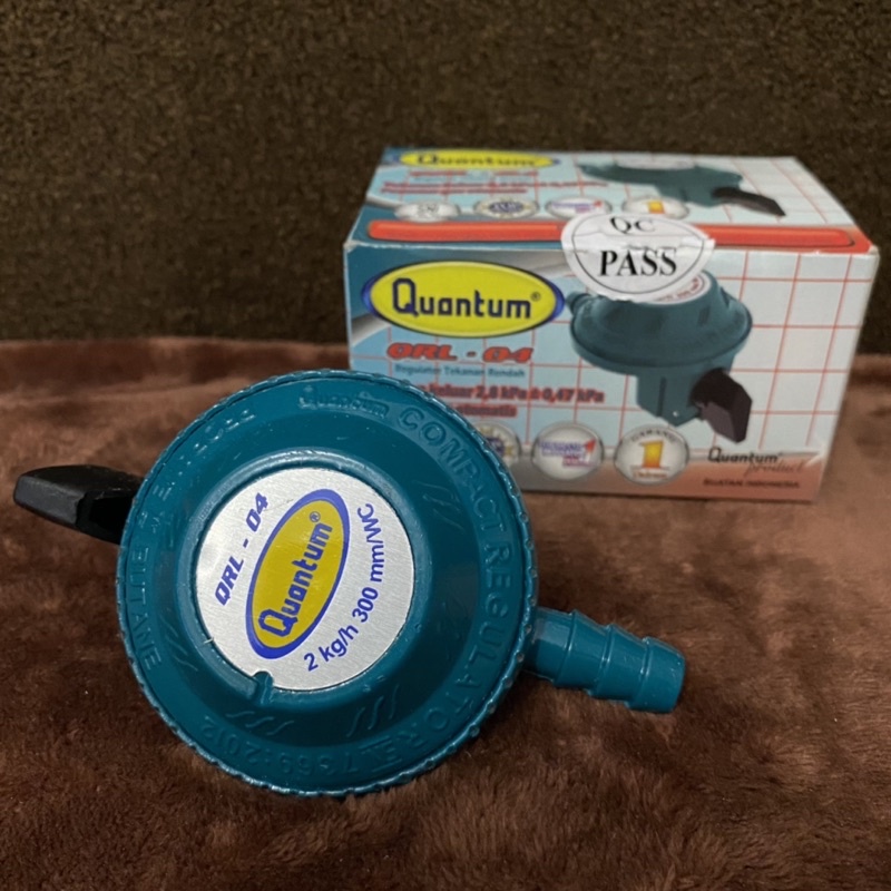 QUANTUM Regulator Gas LPG QRL-04 Plus / QRL04 / QRL 04 Regulator Tekanan Rendah