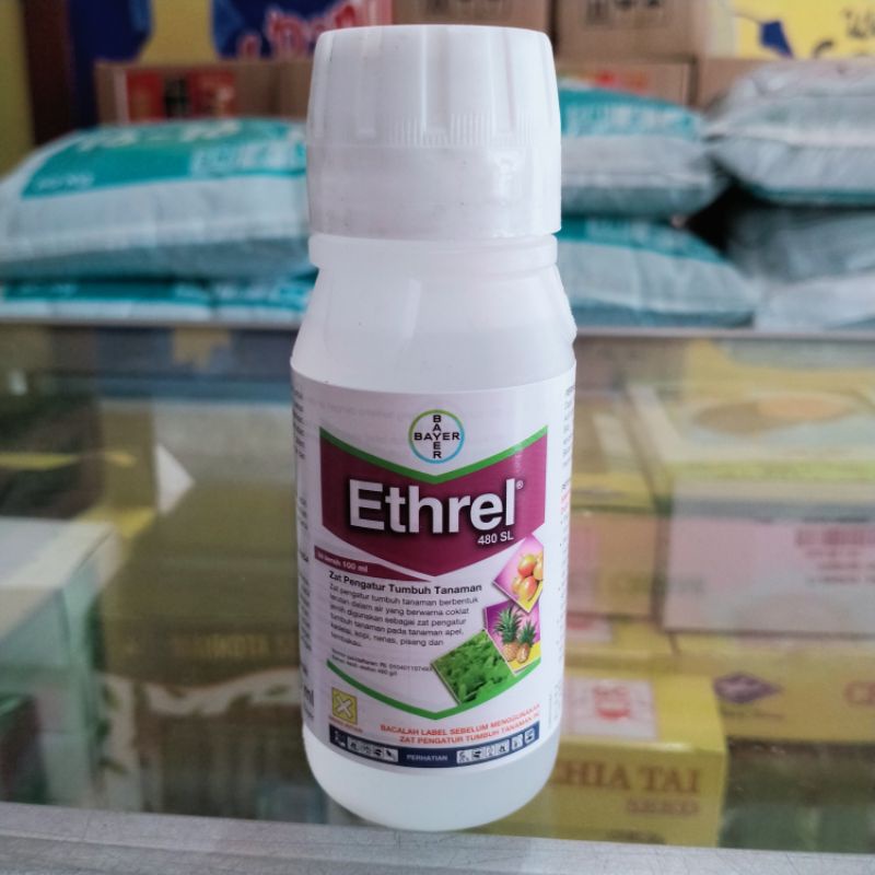 HORMON TANAMAN ZAT PENGATUR TUMBUH (ZPT) ETHREL 480 SL 100ML