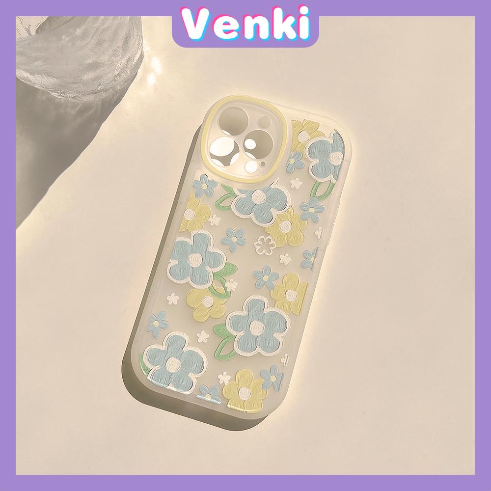 iPhone Case Silicone Soft Case Clear Case TPU Airbag Shockproof Full Coverage Protection Camera Oil Painting Flower For iPhone 13 Pro Max iPhone 12 Pro Max iPhone 11 iPhone 7 Plus