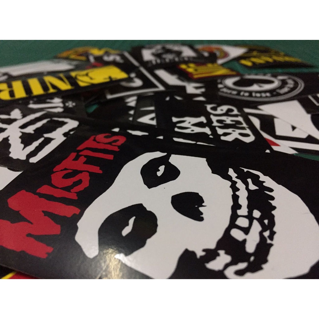 Stiker Musik  Sticker Band Anti Air Graftac (BEBAS PILIH MOTIF)-4