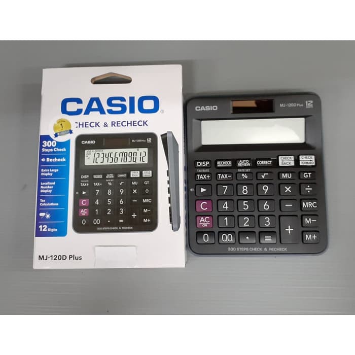 

KALKULATOR CASIO MJ-120D PLUS 12 DIGIT | CALCULATOR | STATIONERY | ATK