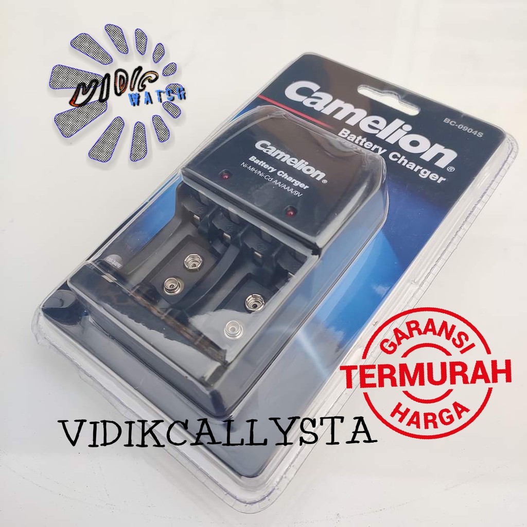 CAMELION BC-0904S ORIGINAL Charger battery AA AAA 9V Camelion Best brand Terbaik