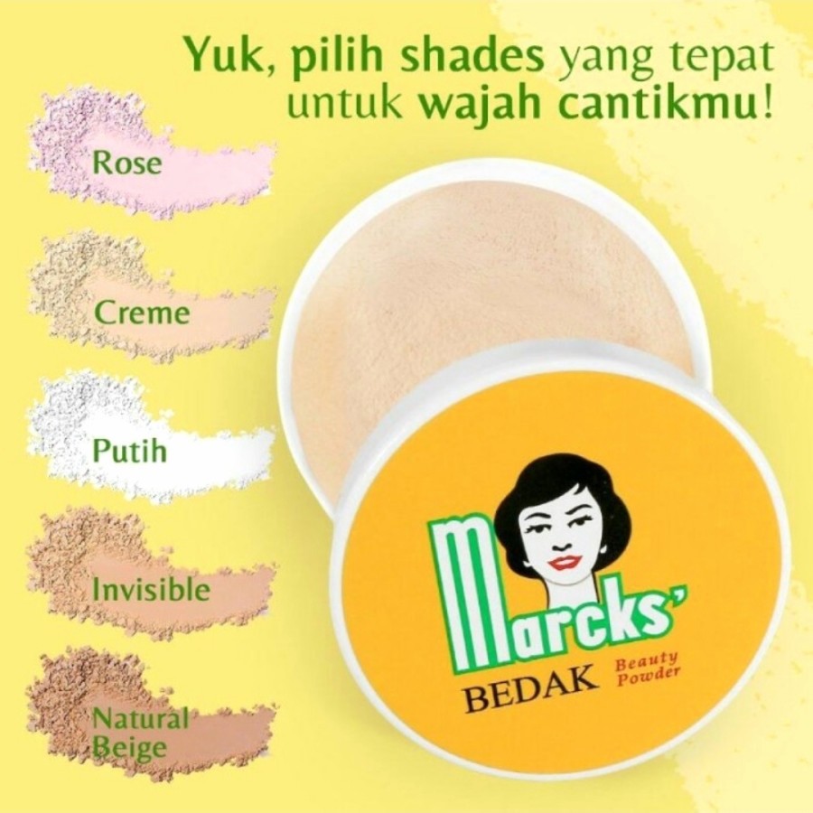 ★ BB ★ Marcks Bedak Tabur - Marcks Teens Bedak Padat - Loose Powder - Compact Powder