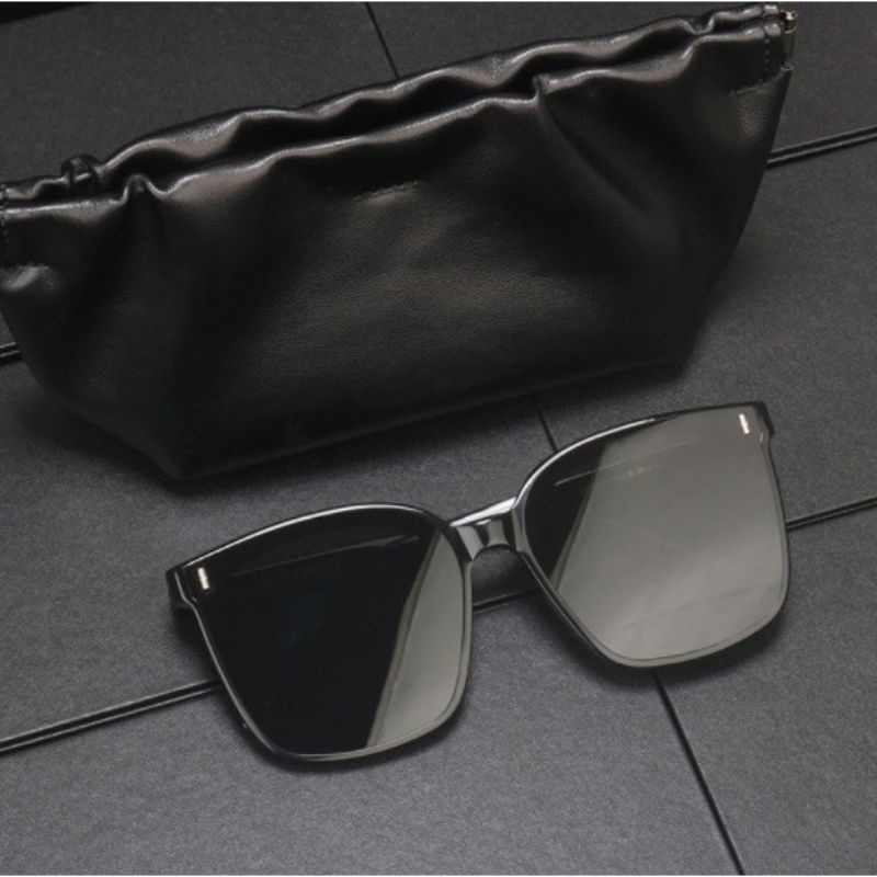 KACAMATA KOTAK HITAM KOREAN FASHION SUNGLASSESS WANITA PRIA / KACAMATA HITAM KOREA / FRIDA