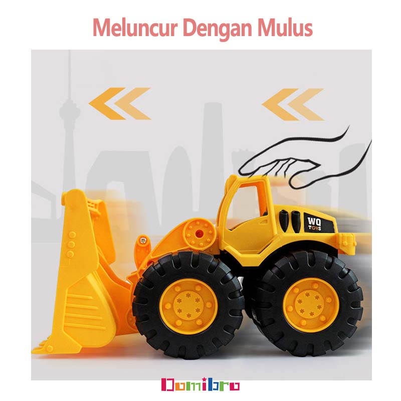 Truk Mainan Bulldozer Sandpit Truk Konstruksi Excavator Anak-anak Hadiah Mainan Anak Laki-Laki-6