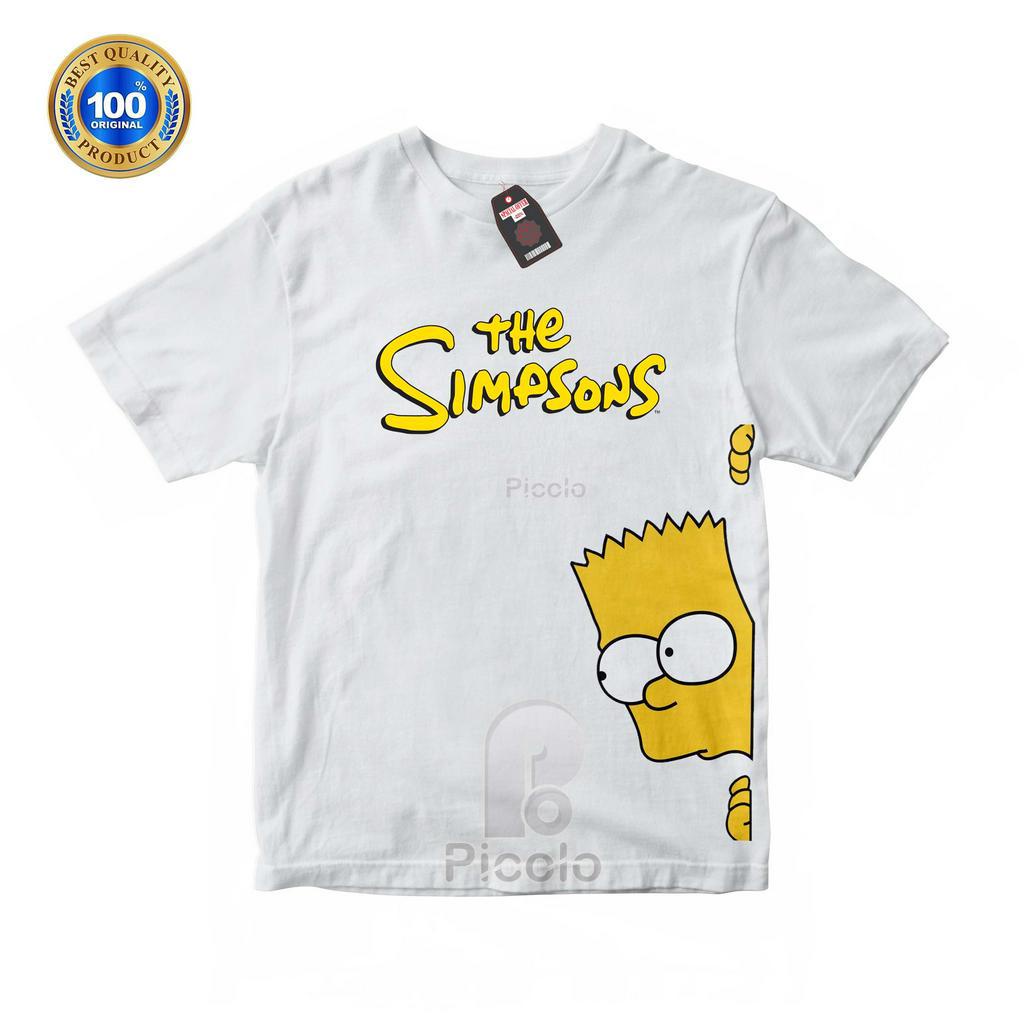 (FREE NAMA) BAJU KAOS ATASAN ANAK MOTIF KARAKTER THE SIMPSONS UNISEX Bahan COTTUN