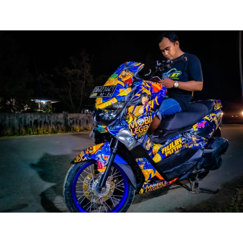 Decals Stiker motor Nmax mobile legend