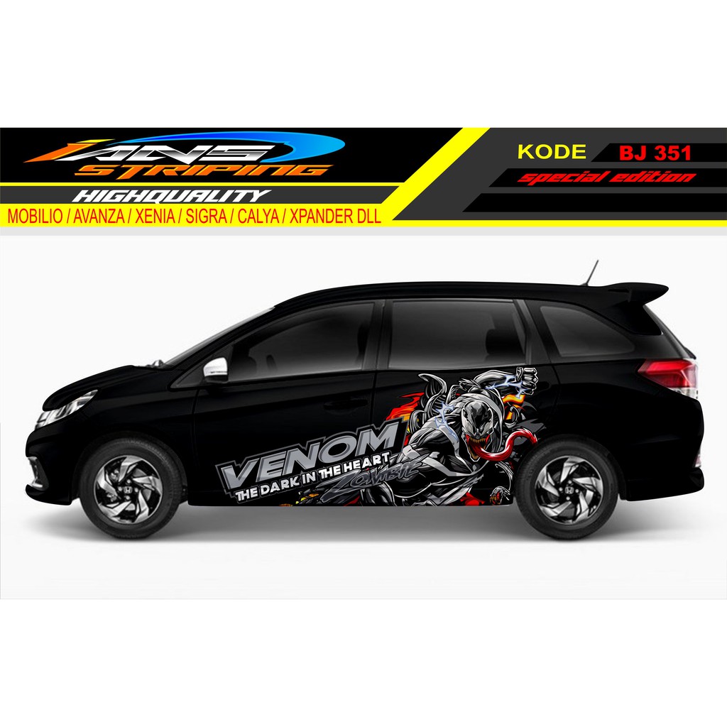 DECAL STICKER MOBILIO / STIKER MOBILIO / STICKER MOBIL / STIKER VARIASI MOBIL / STIKER MOBIL TERBARU