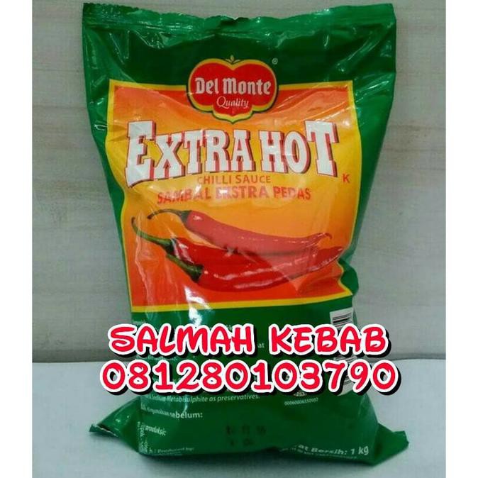 

ENAK SAOS SAMBAL EXTRA HOT DELMONTE 1KG TERLEZAT