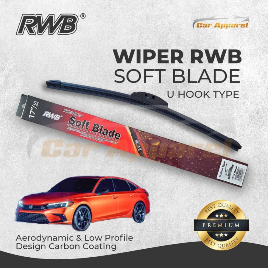 Wiper RWB Soft Civic Turbo Hatchback / Windshield Civic Hatchback Soft