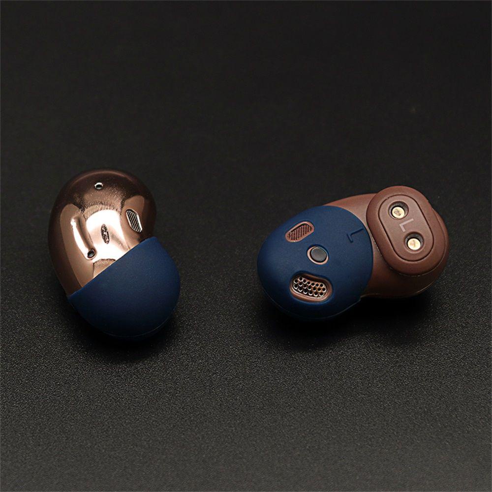 POPULAR Populer Earbud Silikon Penutup Warna-Warni Pelindung Lengan Headset Ear pads Case Untuk Samsung Galaxy Buds Live