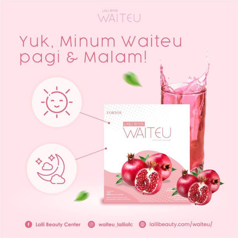 [TERLARIS] PROMO WAITEU by Laili Beauty minuman High Collagen pemutih sehat alami kolagen tinggi