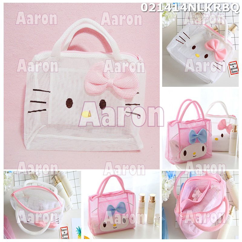 Tas Jaring Hello Kitty/ Tas Serbaguna Hello Kitty/ Tas Kosmetik Hello Kitty 021414
