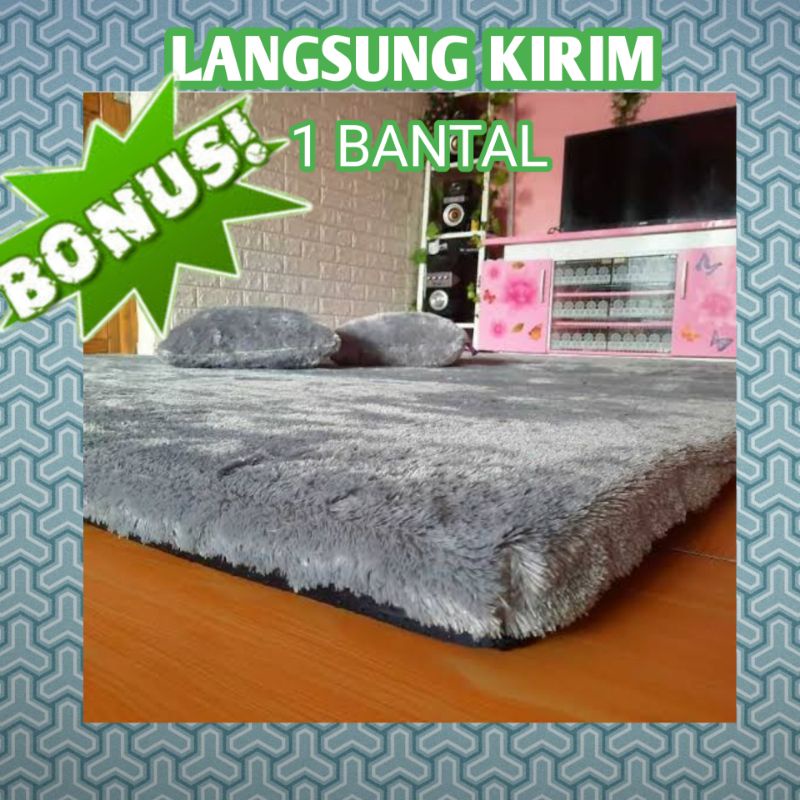 KARPET LANTAI BULU TEBAL 150X200X7 KARPET BULU RASFUR