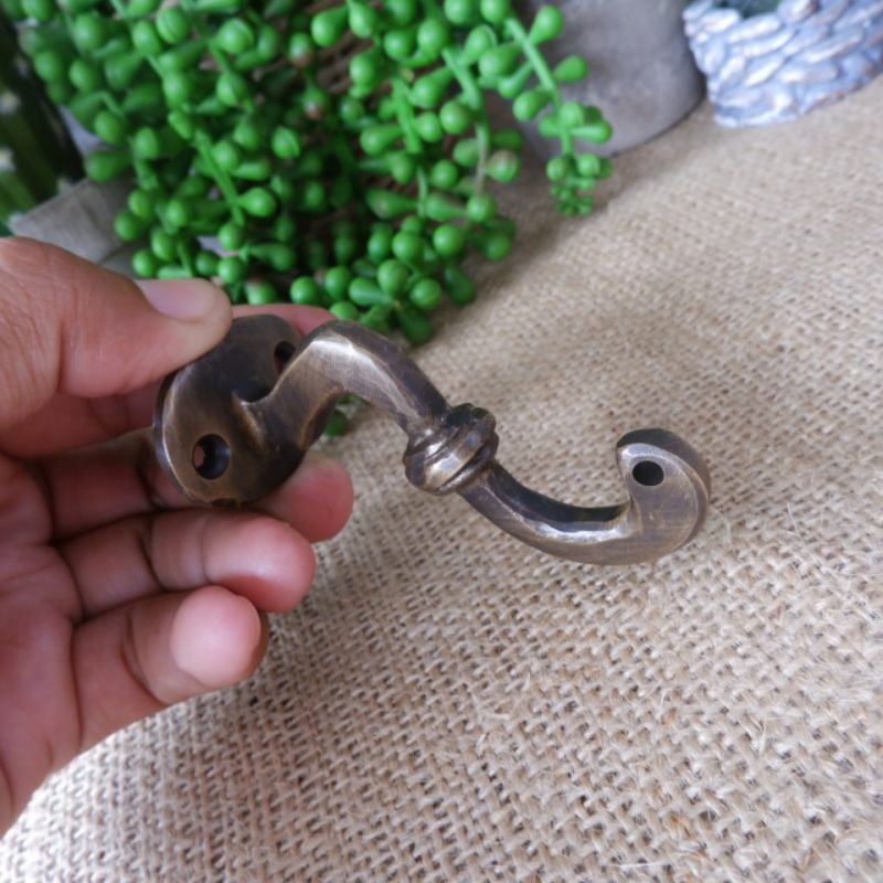 Kapstok Kuningan Gantungan Baju Gantungan Pakaian