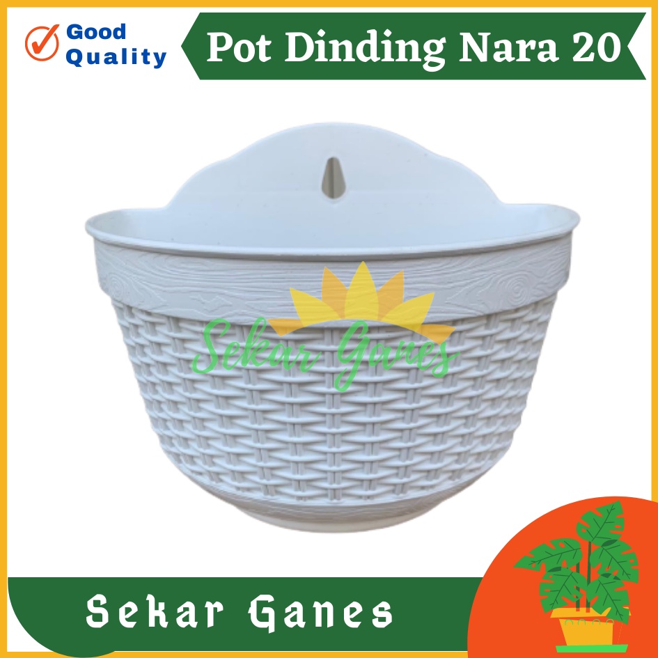 Pot Dinding Nara 20 Putih Merah Bata Merah Coklat Terracota Terracotta Pot Dinding Tempel Tempel Dekorasi Bunga Hias Unik Panjang Kecil Rotan Gantung Pagar Murah