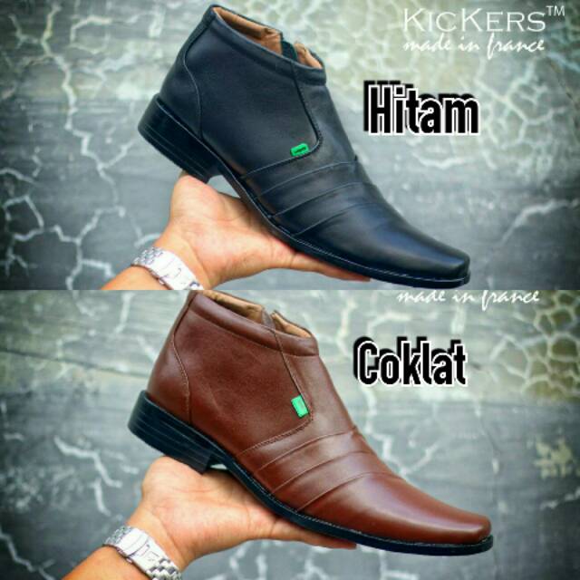 SEPATU PANTOFEL PRIA KICKERS KULIT