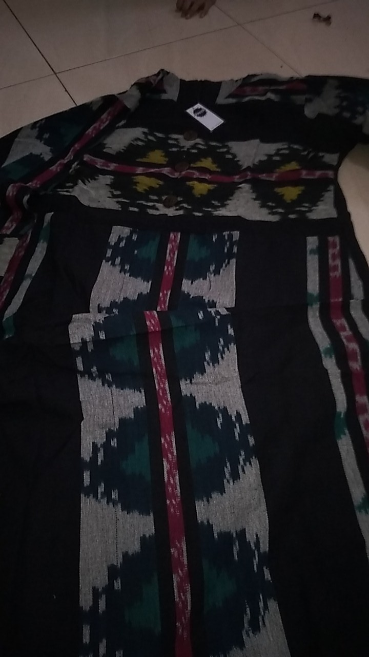 Gamis Maxi Batik Tenun By Butik Batik Solo Bahan Tenuni Kode Gamis Tenun Siren Maxy