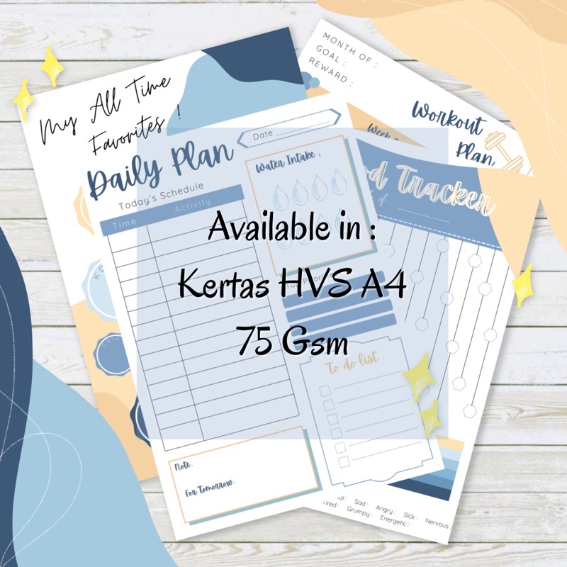 

journal paper|kertas jurnal per pcs|75 gsm|hvs A4-A5