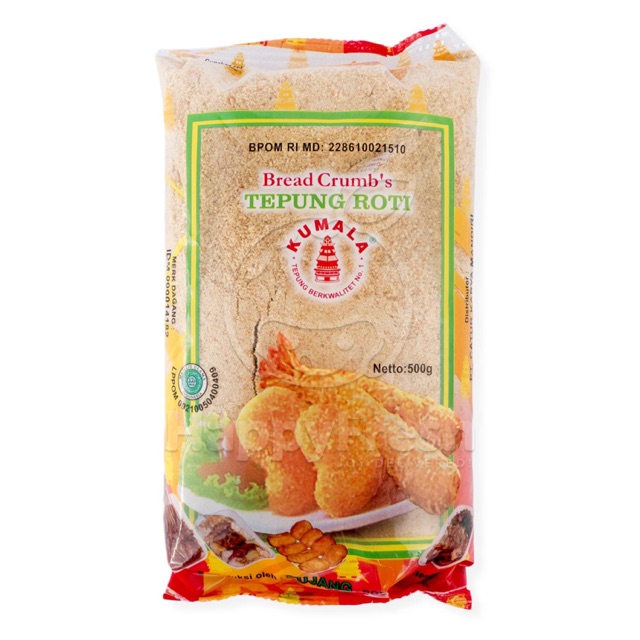 Tepung Roti Kumala Dus / Bread Crumb ( 20 x 500gr) / Tepung Roti Karton /