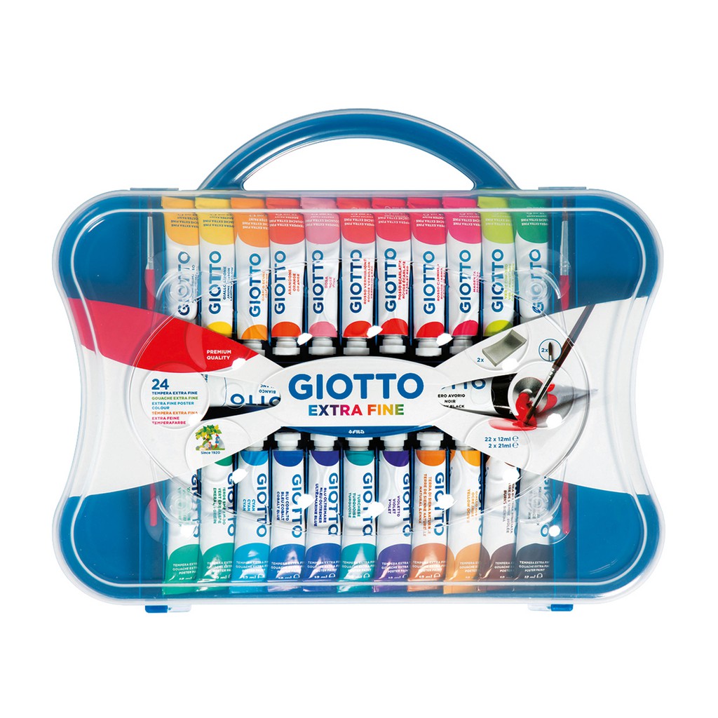 

Giotto Poster Paint 22 Colors with Brush 12ml