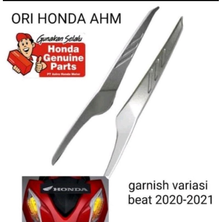 Garnish Lampu Beat 2020-2021 Garnish Front Winker All Beat K1A Asli Original Honda AHM