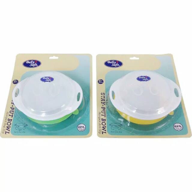 BABY SAFE STAY-PUT BOWL/ANTI-SLIP BOWL 6+ MONTH JEFF BABYSHOP