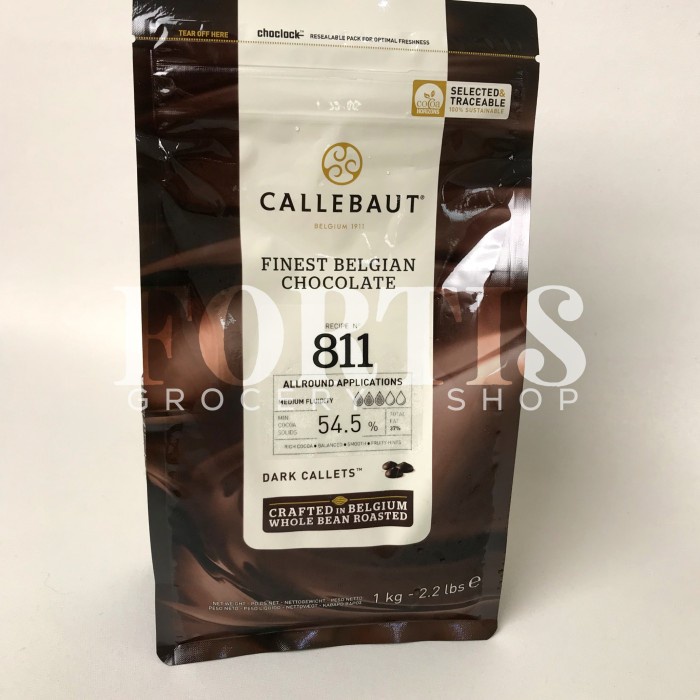 

BUKAN REPACK Callebaut 811 Dark Chocolate 545 Size 1 Kg