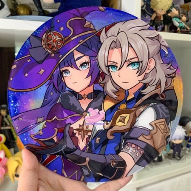 20x20 Custom Acrylic Glass Painting Manhwa/Anime/Animasi